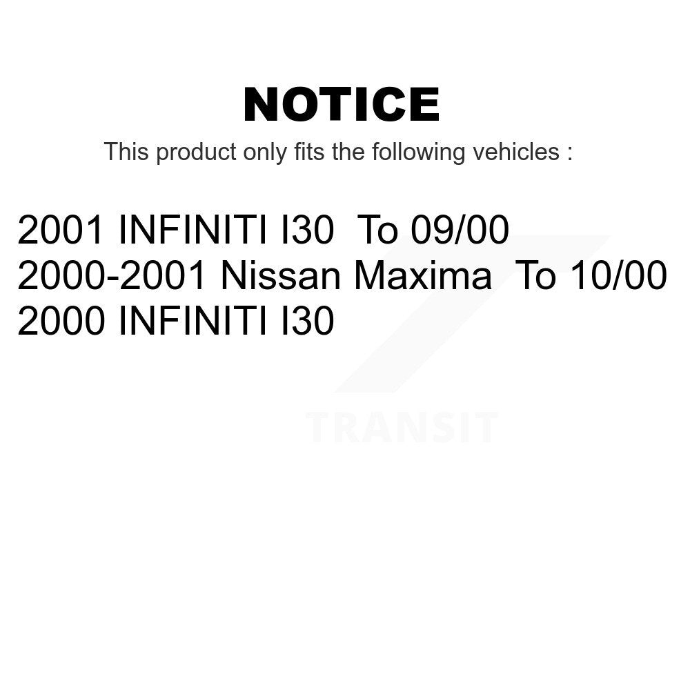 Front Rear Ceramic Brake Pads Kit For Nissan Maxima Infiniti I30 INFINITI KTC-100404