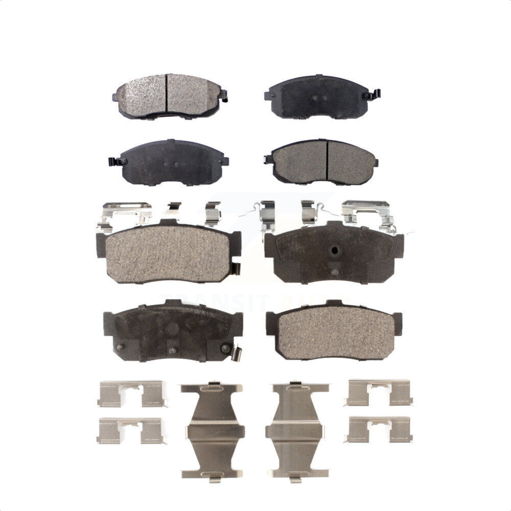 Front Rear Ceramic Brake Pads Kit For Nissan Maxima Infiniti I30 INFINITI KTC-100404