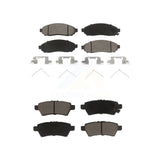 Front Rear Ceramic Brake Pads Kit For Nissan Pathfinder Xterra KCX-100284
