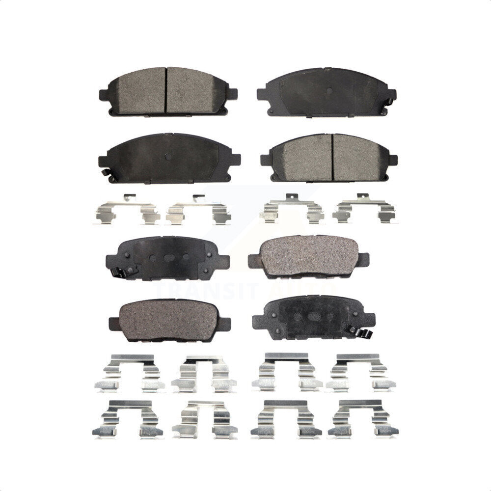 Front Rear Ceramic Brake Pads Kit For Nissan Quest X-Trail KTC-100435