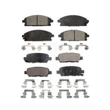 Front Rear Ceramic Brake Pads Kit For Nissan Quest X-Trail KTC-100435