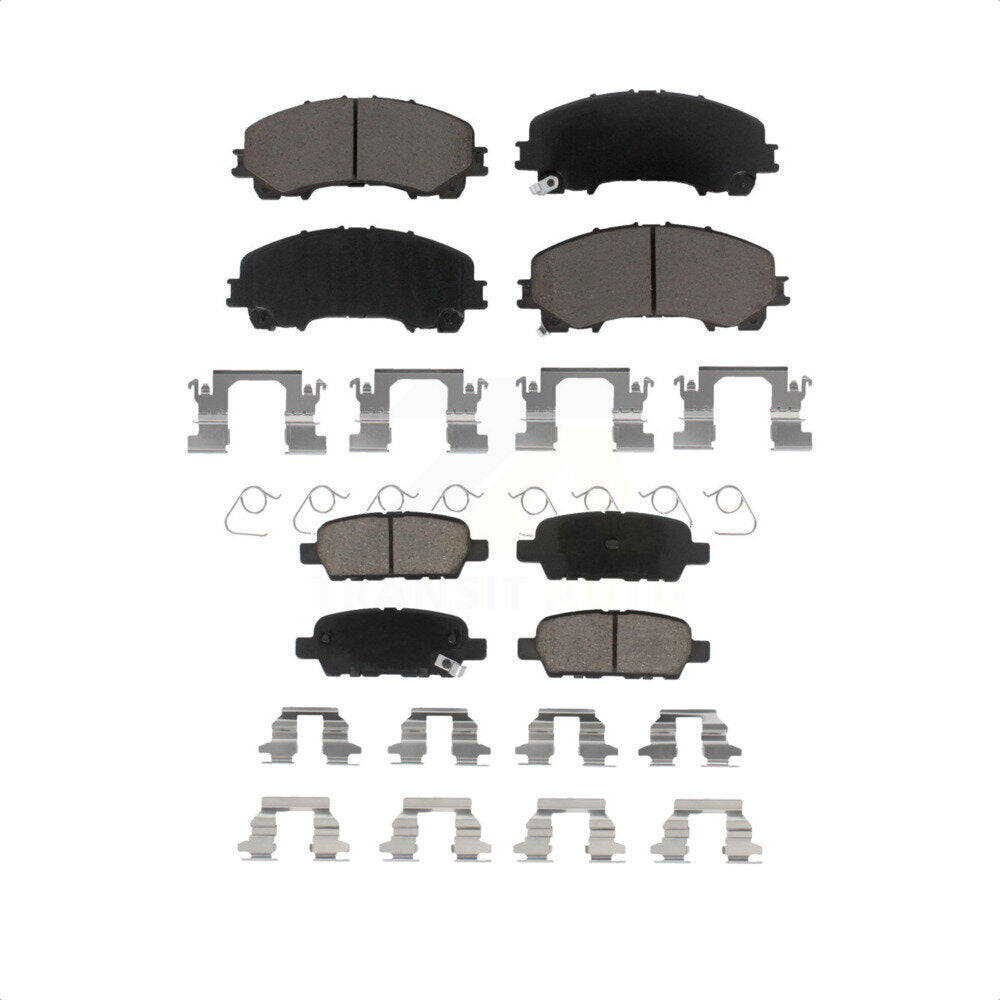Front Rear Ceramic Brake Pads Kit For Nissan Rogue INFINITI Q50 QX50 Q60 KCX-100322