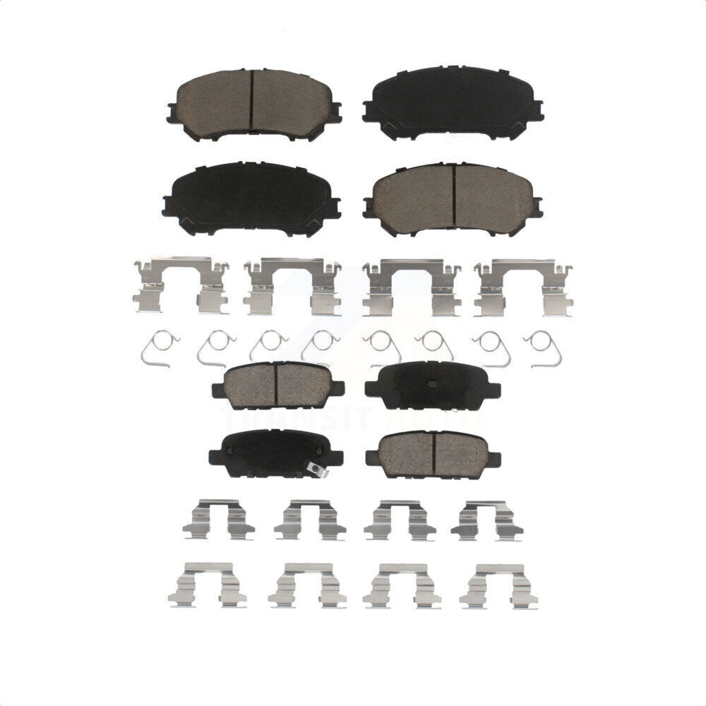Front Rear Ceramic Brake Pads Kit For Nissan Rogue Sport Qashqai KCX-100323