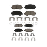 Front Rear Ceramic Brake Pads Kit For Nissan Rogue Sport Qashqai KCX-100323
