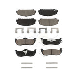 Front Rear Ceramic Brake Pads Kit For Nissan Titan Armada INFINITI QX56 TITAN KCX-100347