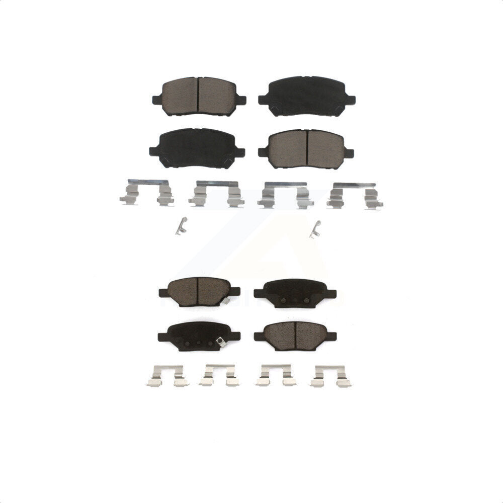 Front Rear Ceramic Brake Pads Kit For Pontiac G5 Pursuit KCX-100148