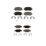 Front Rear Ceramic Brake Pads Kit For Pontiac G5 Pursuit KCX-100148