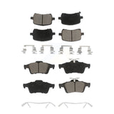 Front Rear Ceramic Brake Pads Kit For Pontiac Solstice Saturn Sky KCX-100150