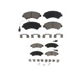 Front Rear Ceramic Brake Pads Kit For Ram ProMaster 1500 2500 3500 KCX-100423