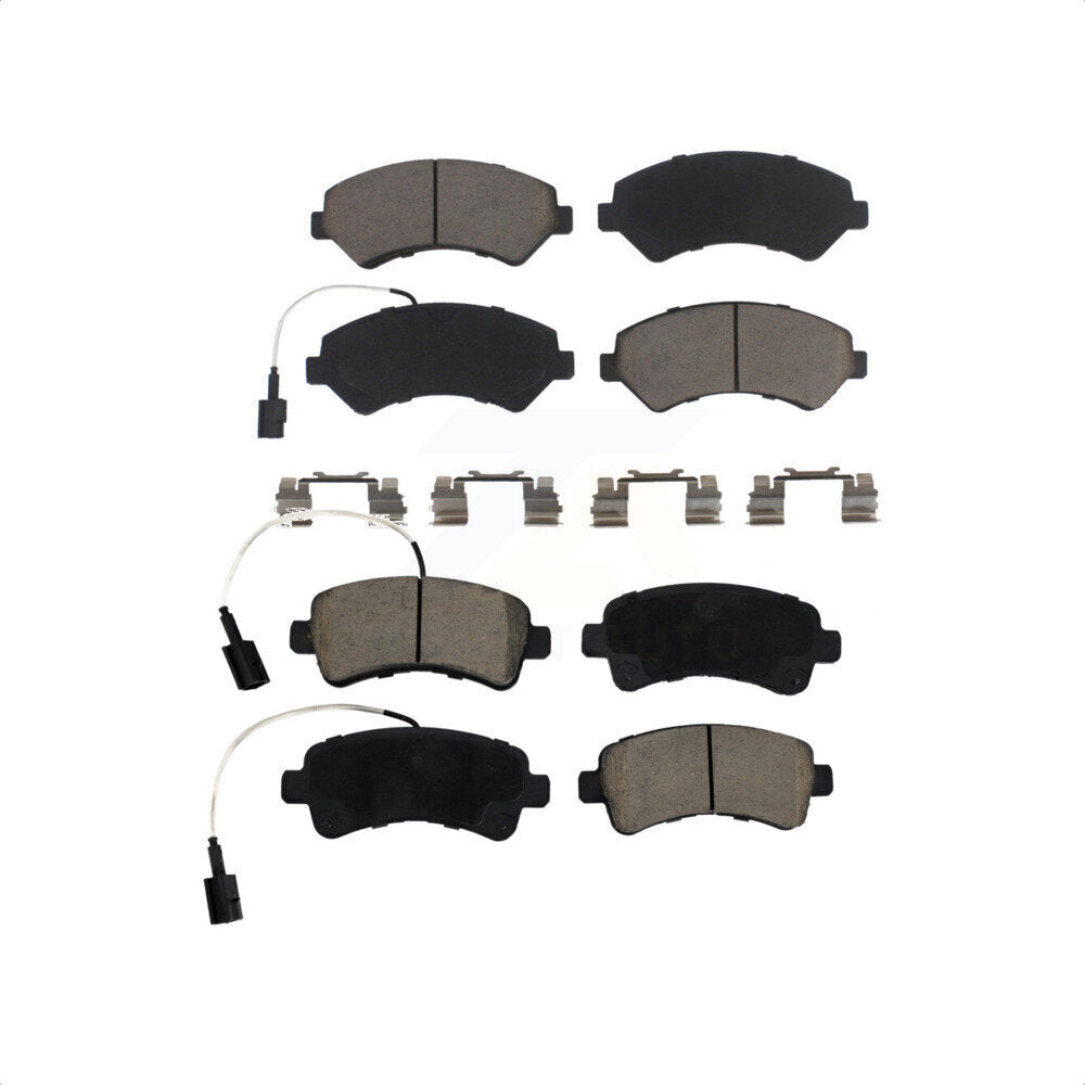 Front Rear Ceramic Brake Pads Kit For Ram ProMaster 1500 2500 3500 KCX-100424