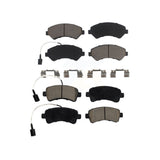 Front Rear Ceramic Brake Pads Kit For Ram ProMaster 1500 2500 3500 KCX-100424
