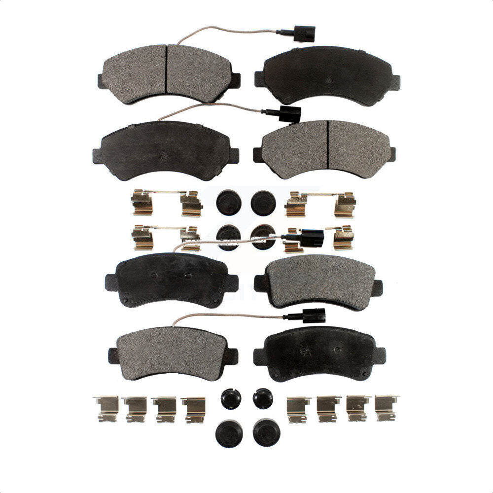 Front Rear Ceramic Brake Pads Kit For Ram ProMaster 1500 2500 3500 KTC-100241