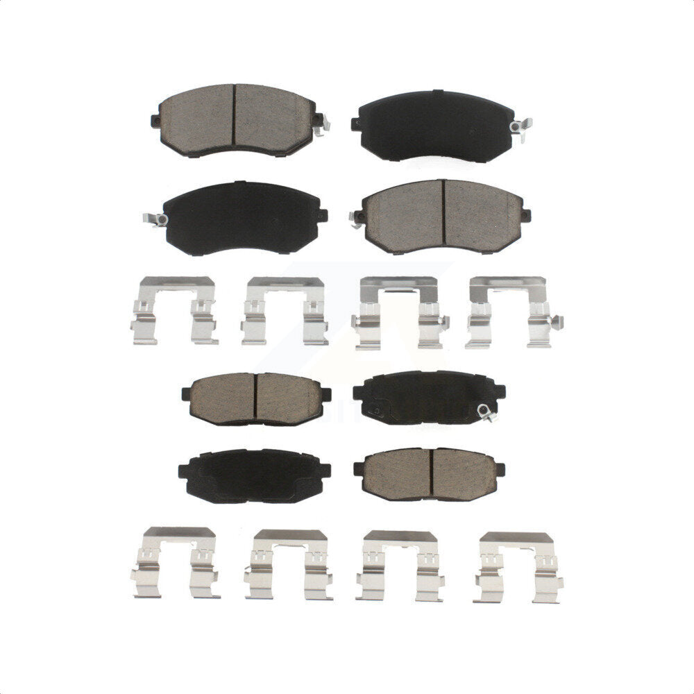 Front Rear Ceramic Brake Pads Kit For Scion FR-S Subaru BRZ Toyota 86 KCX-100397