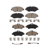 Front Rear Ceramic Brake Pads Kit For Sprinter 2500 Mercedes-Benz Freightliner Dodge KCX-100176