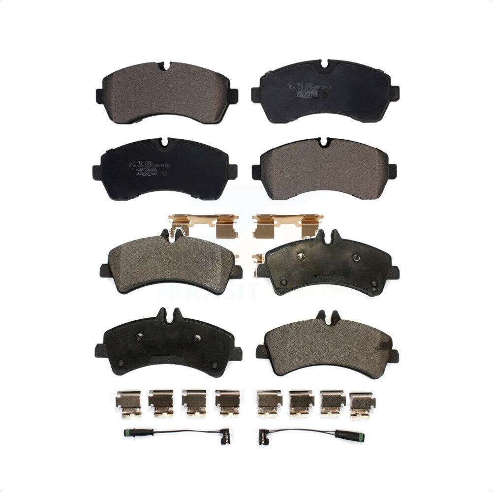 Front Rear Ceramic Brake Pads Kit For Sprinter 3500 Mercedes-Benz Freightliner Dodge KTC-100628