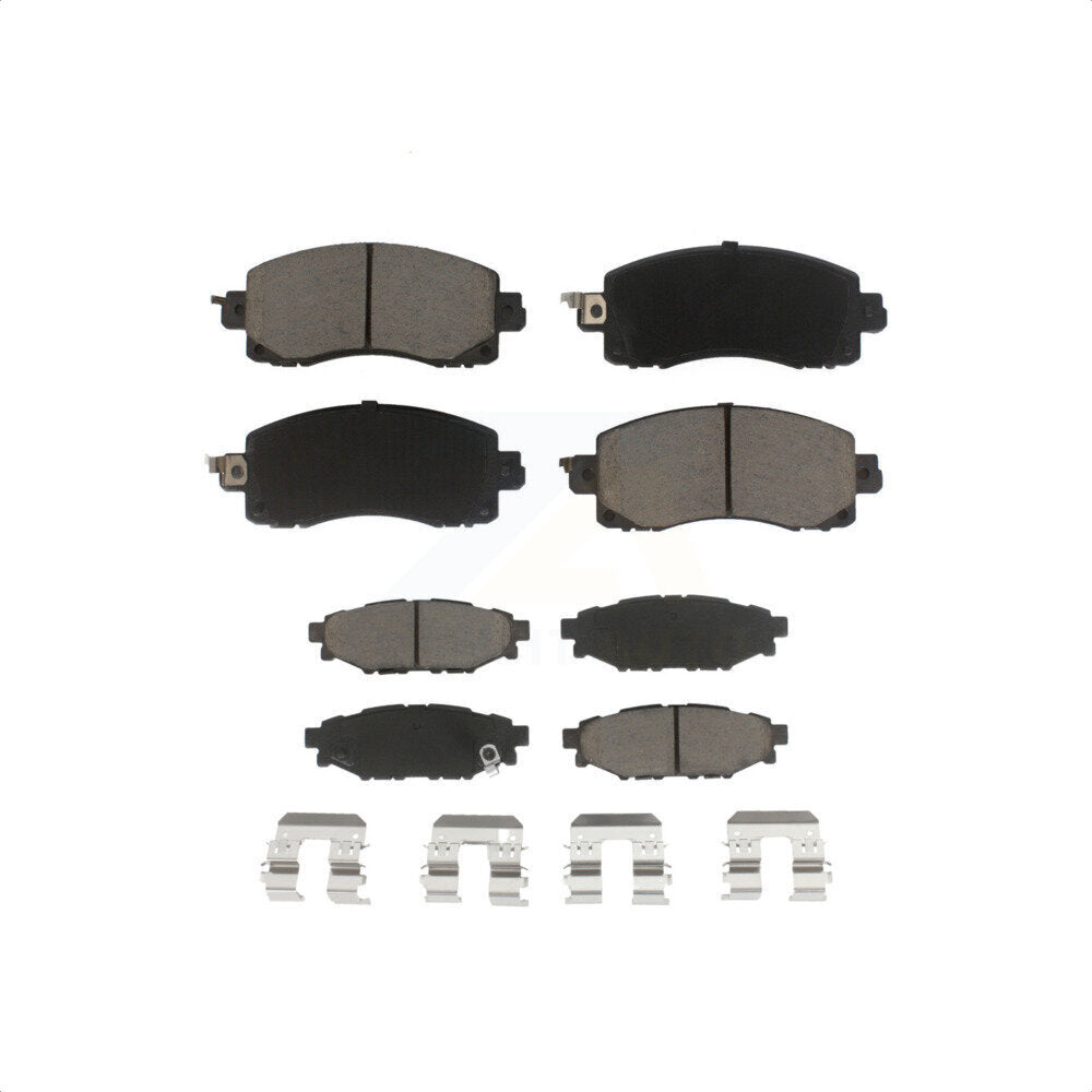 Front Rear Ceramic Brake Pads Kit For Subaru Crosstrek Impreza KCX-100452