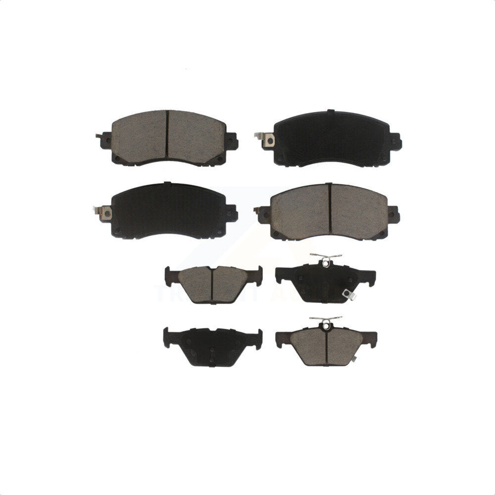 Front Rear Ceramic Brake Pads Kit For Subaru Forester Crosstrek Outback Legacy KCX-100453