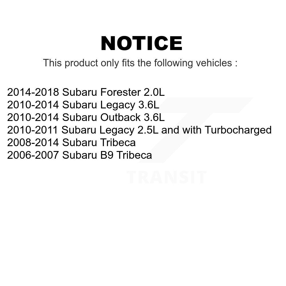 Front Rear Ceramic Brake Pads Kit For Subaru Forester Outback Legacy Tribeca B9 KCX-100111