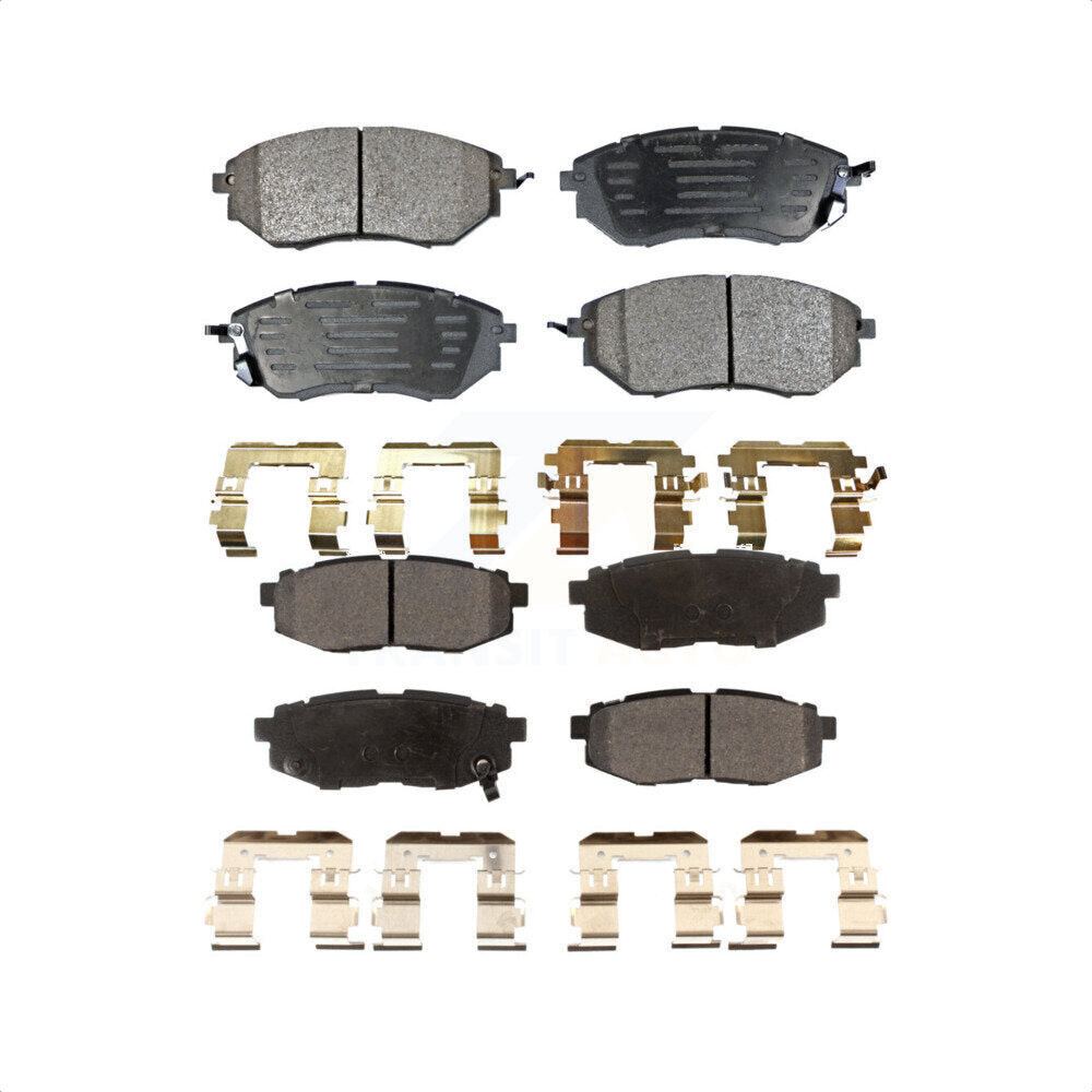 Front Rear Ceramic Brake Pads Kit For Subaru Forester Outback Legacy Tribeca B9 KTC-100051