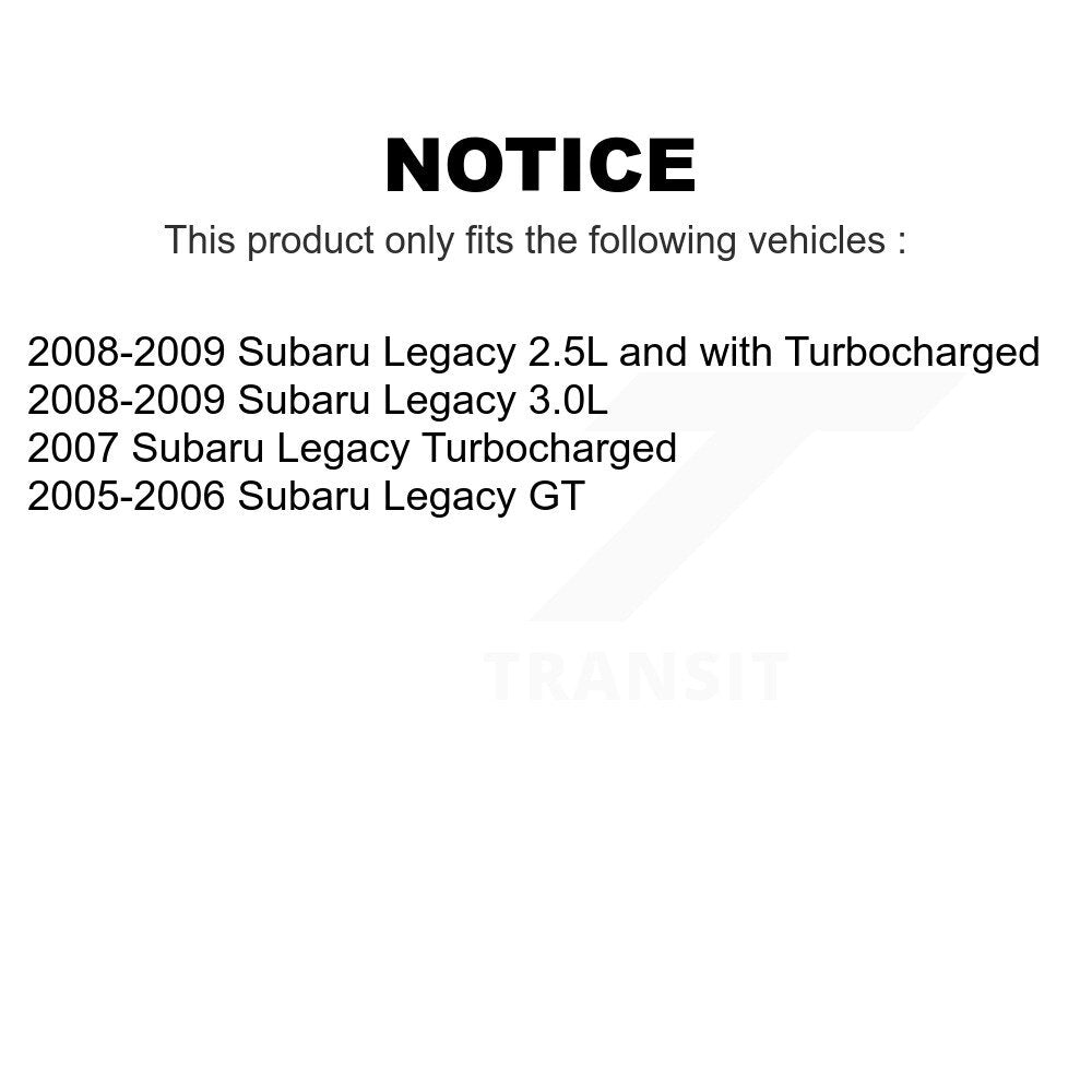 Front Rear Ceramic Brake Pads Kit For Subaru Legacy KCX-100112
