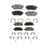 Front Rear Ceramic Brake Pads Kit For Subaru Legacy KCX-100112