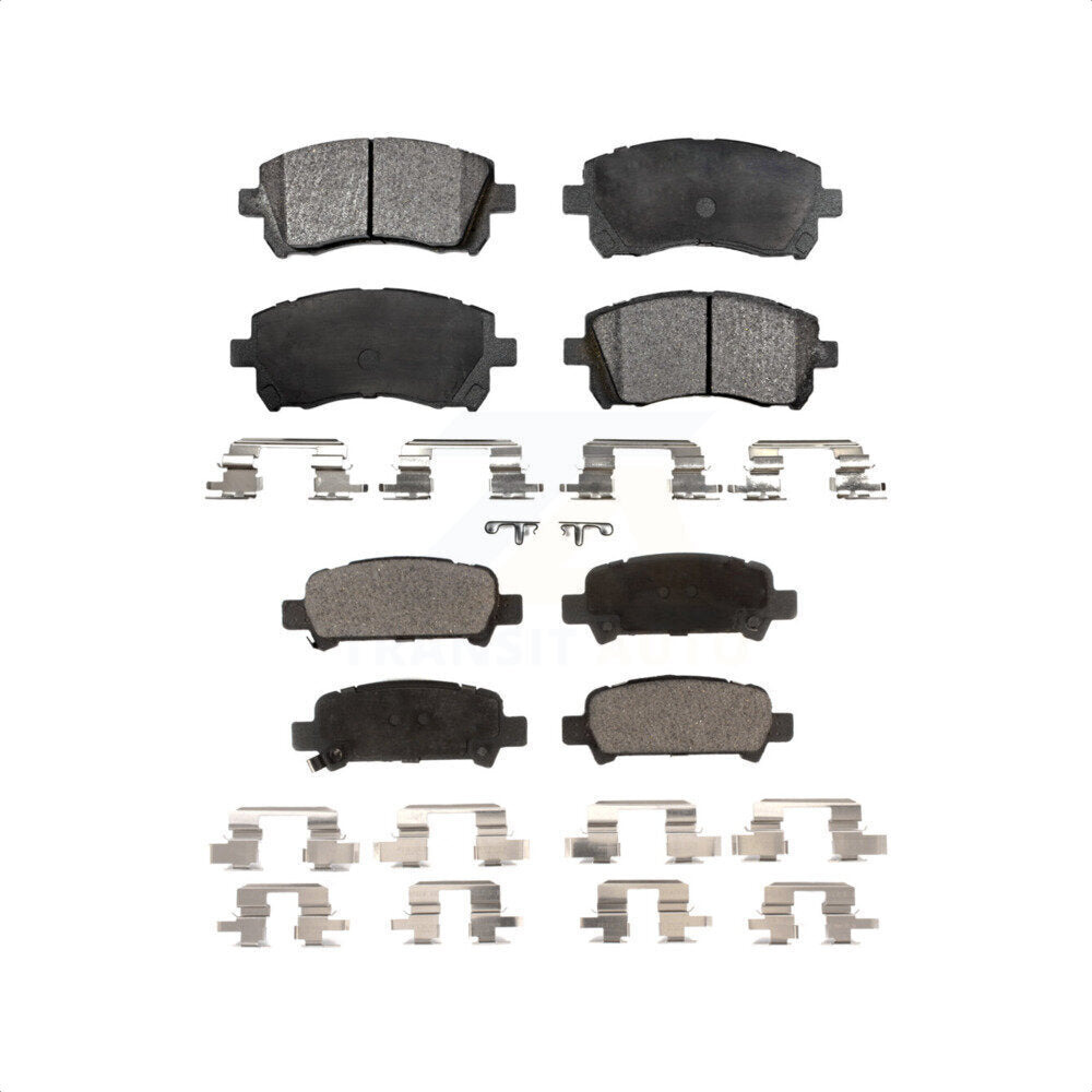 Front Rear Ceramic Brake Pads Kit For Subaru Outback Forester Impreza Legacy KTC-100375