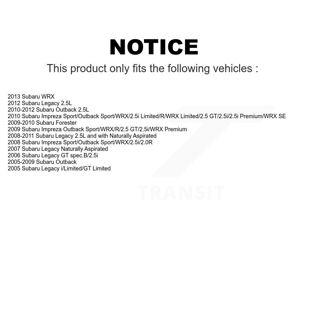 Front Rear Ceramic Brake Pads Kit For Subaru Outback Legacy Forester Impreza WRX KCX-100106