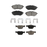 Front Rear Ceramic Brake Pads Kit For Subaru Outback Legacy WRX KCX-100461