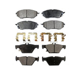 Front Rear Ceramic Brake Pads Kit For Subaru Outback Legacy WRX KTC-100052