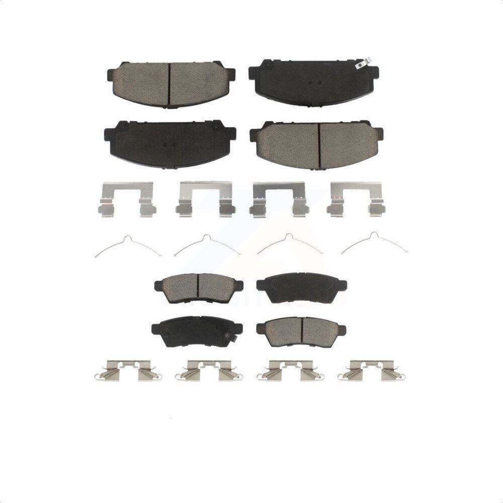 Front Rear Ceramic Brake Pads Kit For Suzuki Equator KCX-100309