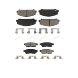 Front Rear Ceramic Brake Pads Kit For Suzuki Equator KCX-100309
