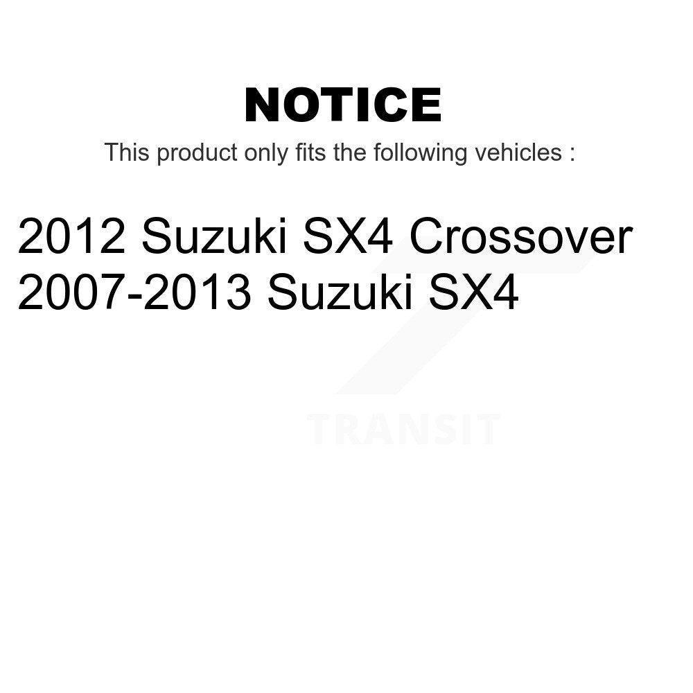 Front Rear Ceramic Brake Pads Kit For Suzuki SX4 Crossover KCX-100305