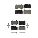 Front Rear Ceramic Brake Pads Kit For Tesla S Hyundai Genesis Coupe KCX-100117