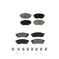 Front Rear Ceramic Brake Pads Kit For Toyota C-HR KCX-100469