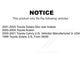 Front Rear Ceramic Brake Pads Kit For Toyota Camry Avalon Solara KCX-100022