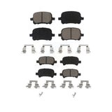 Front Rear Ceramic Brake Pads Kit For Toyota Camry Avalon Solara KCX-100022