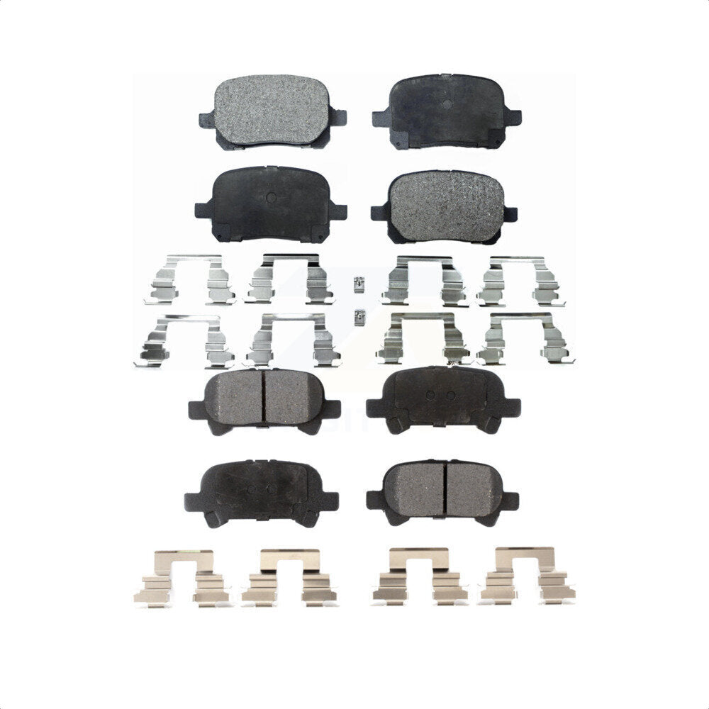 Front Rear Ceramic Brake Pads Kit For Toyota Camry Avalon Solara KTC-100372