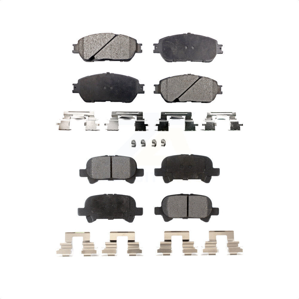 Front Rear Ceramic Brake Pads Kit For Toyota Camry Avalon Solara KTC-100457