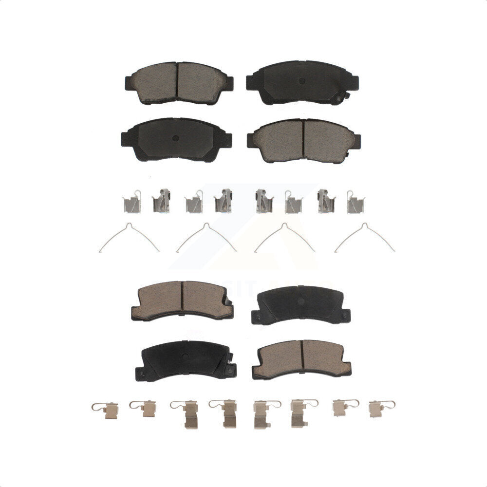 Front Rear Ceramic Brake Pads Kit For Toyota Camry Celica KCX-100021