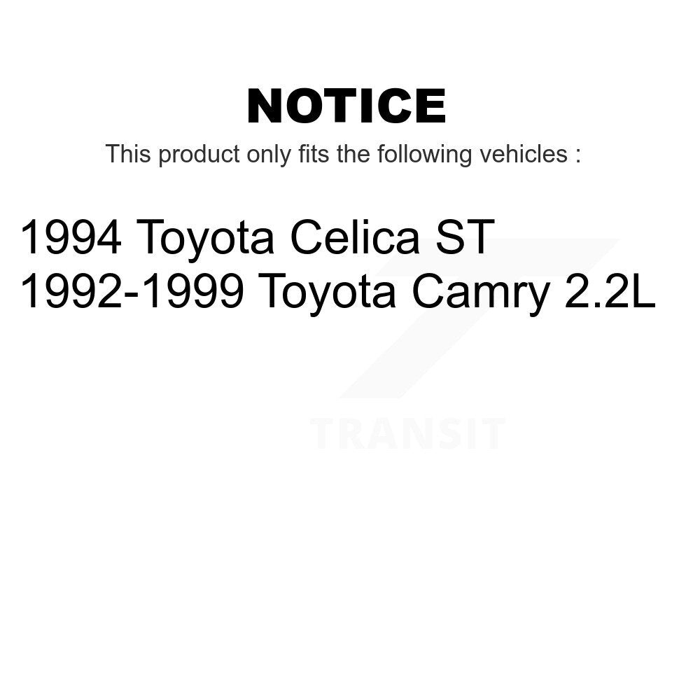 Front Rear Ceramic Brake Pads Kit For Toyota Camry Celica KTC-100342