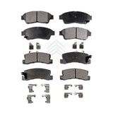 Front Rear Ceramic Brake Pads Kit For Toyota Camry Celica KTC-100342