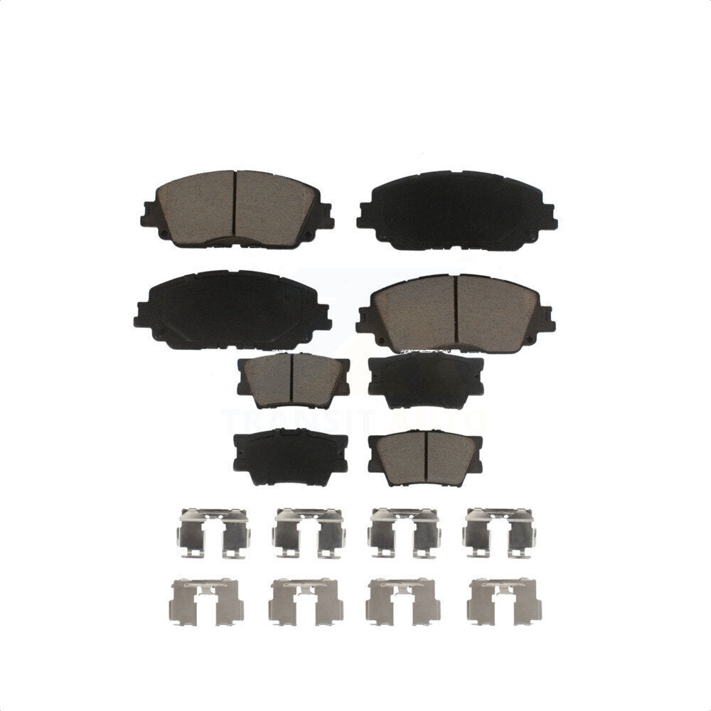 Front Rear Ceramic Brake Pads Kit For Toyota Camry KCX-100328