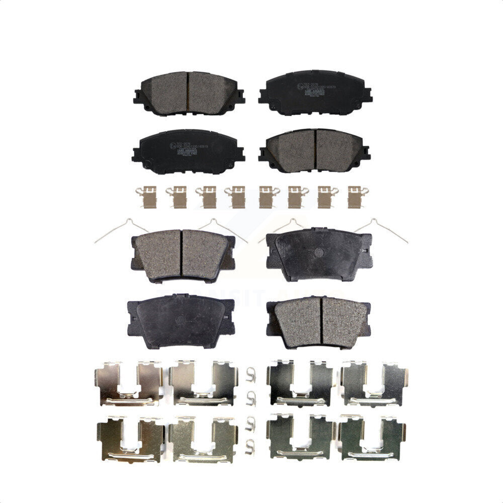 Front Rear Ceramic Brake Pads Kit For Toyota Camry KTC-100599