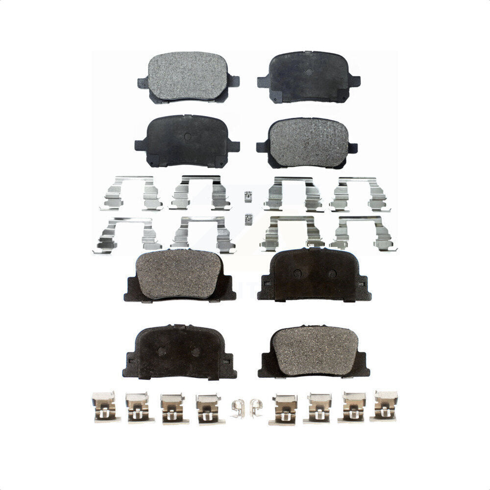 Front Rear Ceramic Brake Pads Kit For Toyota Camry Lexus ES300 KTC-100373
