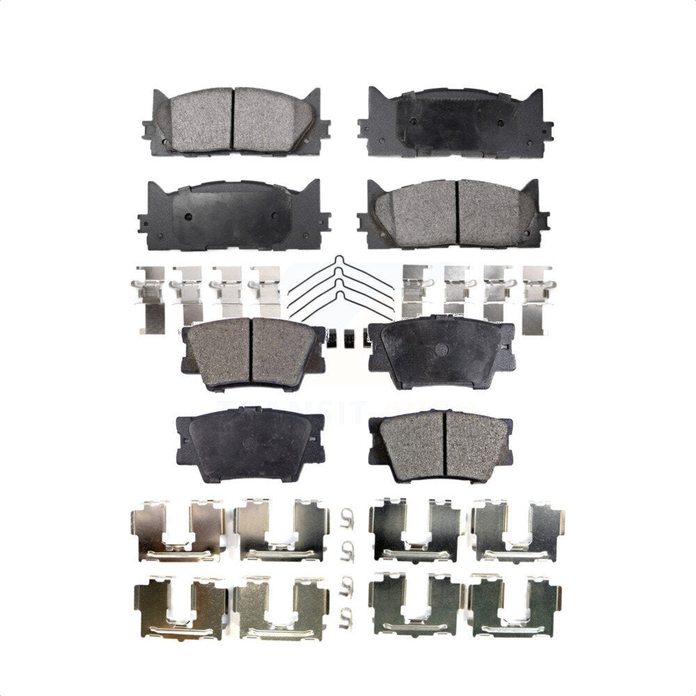Front Rear Ceramic Brake Pads Kit For Toyota Camry Lexus ES350 Avalon ES300h KTC-100121