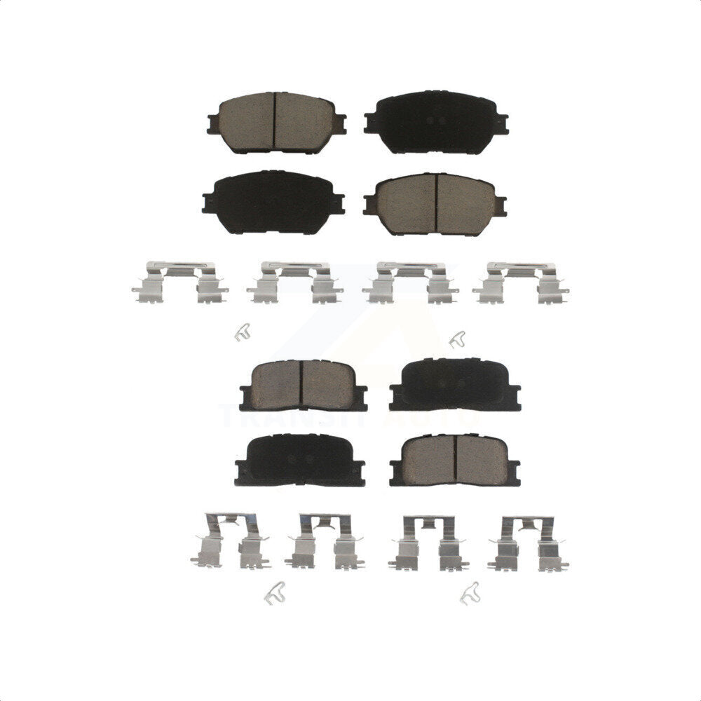 Front Rear Ceramic Brake Pads Kit For Toyota Camry Vehicles Manufactured In Japan KCX-100494