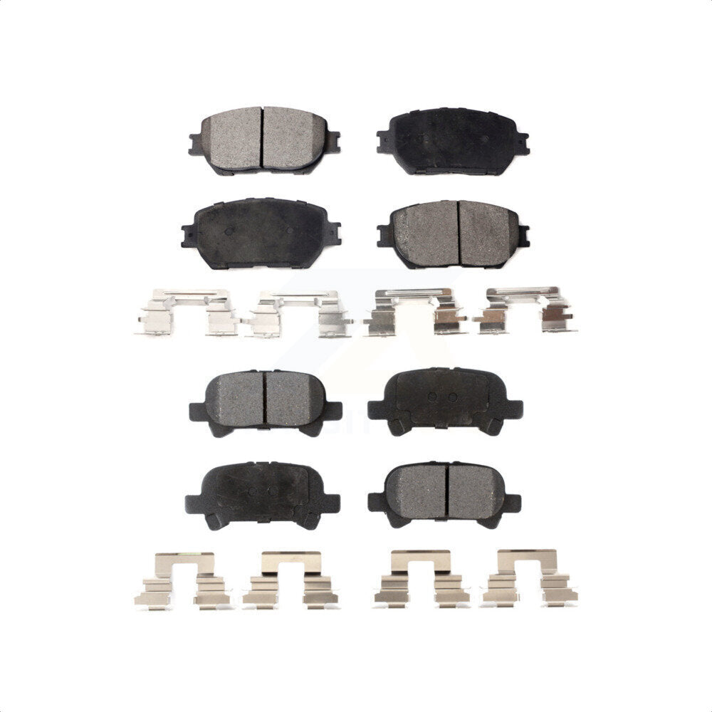 Front Rear Ceramic Brake Pads Kit For Toyota Camry Vehicles Manufactured In USA KTC-100462