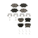 Front Rear Ceramic Brake Pads Kit For Toyota Celica KCX-100400