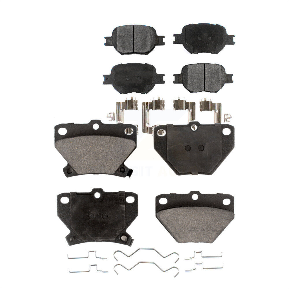 Front Rear Ceramic Brake Pads Kit For Toyota Celica KTC-100408