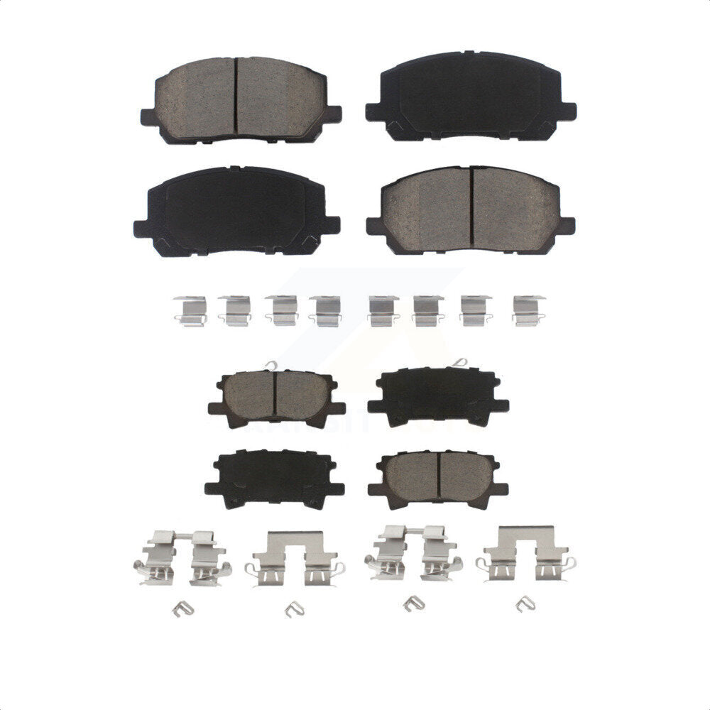 Front Rear Ceramic Brake Pads Kit For Toyota Highlander KCX-100197